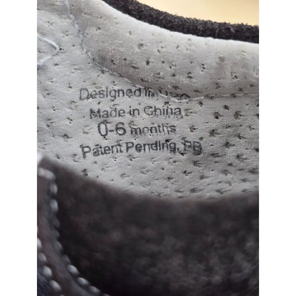 Pediped Baby Boys Size 0-6 months Dark Brown Walking Shoes